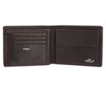 Golden Head Capri RFID Protect Billfold Coin Wallet Darkbrown