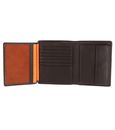 Golden Head Capri RFID Protect Billfold Coin Wallet Darkbrown