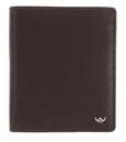Golden Head Capri RFID Protect Billfold Coin Wallet Darkbrown