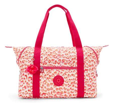 kipling Basic Print Art Medium Tote Latin Cheetah