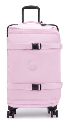 kipling Basic Spontaneous Wheeled Luggage M Blooming Pink