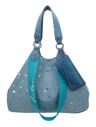 Fritzi aus Preußen Izzy Limited Denim Shopper Blue Sparkle