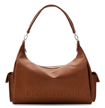 Desigual Half Logo 24 Brasilia Shoulder Bag Leather West