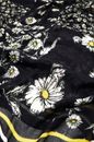 Desigual Flower Rectangle Scarf Black Desigual Flower Rectangle Scarf Black