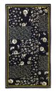 Desigual Flower Rectangle Scarf Black Desigual Flower Rectangle Scarf Black