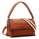 Desigual Half Logo 24 Across Body Bag Carmine