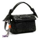 Desigual Alpha Loverty Hand Bag Black Desigual Alpha Loverty Hand Bag Black