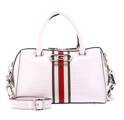 GUESS Nelka Box Satchel Pale Pink