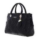 GUESS Marieke Status Satchel Black Logo GUESS Marieke Status Satchel Black Logo