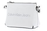 Calvin Klein CKJ Sculpted Camera Pouch 21 Mono White / Silver Logo