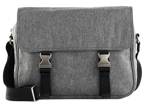 LANCASTER Smart Messenger Bag Gris