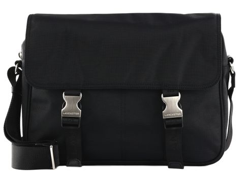 LANCASTER Smart Messenger Bag Noir