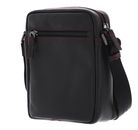 LANCASTER Soft Vintage Homme Zipped Bag S Noir Rouge