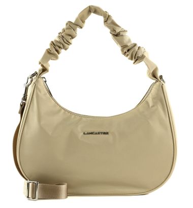 LANCASTER Basic Chouchou Hobo Bag Beige