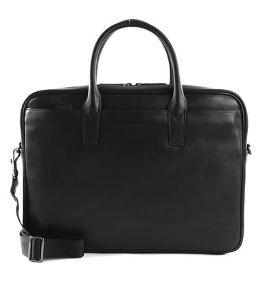 LANCASTER Capital Document Holder Bag Noir