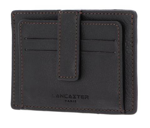 LANCASTER Homme Soft Vintage Card Holder Marron