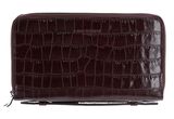LANCASTER Homme Croco Organizer Wallet Marron LANCASTER Homme Croco Organizer Wallet Marron