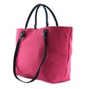 LANCASTER Actual Canvas Conscious Tote Bag XL Fuxia