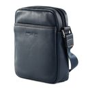 LANCASTER Homme MIni Soft Vintage Zipped Bag Bleuf Camel