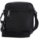 LANCASTER Homme MIni Soft Vintage Zipped Bag Noir