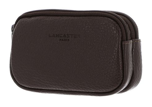 LANCASTER Homme Milano Gentlemen Coin Purse Marron