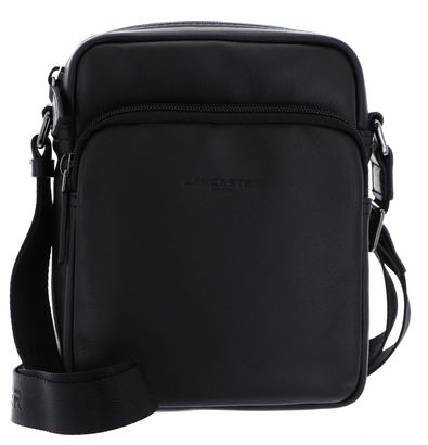 LANCASTER Soft Vintage Homme Zipped Bag S Noir