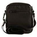 LANCASTER Homme MIni Soft Vintage Zipped Bag Marron