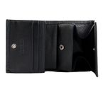 LANCASTER Homme Soft Vintage Coin Purse Noir Bleu LANCASTER Homme Soft Vintage Coin Purse Noir Bleu