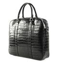 LANCASTER Homme Croco Document Holder Bag Noir LANCASTER Homme Croco Document Holder Bag Noir