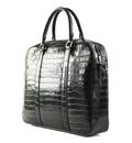 LANCASTER Homme Croco Document Holder Bag Noir LANCASTER Homme Croco Document Holder Bag Noir