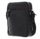 LANCASTER Homme Soft Vintage Camera Bag S Noir Rouge