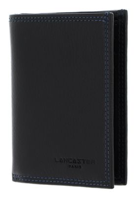 LANCASTER Homme Soft Vintage Wallet M Noir Bleu