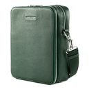 LANCASTER Delphino Lucas Crossbody Bag Vert Foncé
