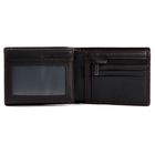 LANCASTER Homme Soft Vintage Card Holder Noir Rouge