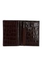 LANCASTER Homme Croco Wallet Marron