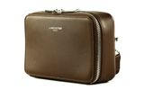 LANCASTER Paris Homme Mini Crossbody Bag Marron LANCASTER Paris Homme Mini Crossbody Bag Marron