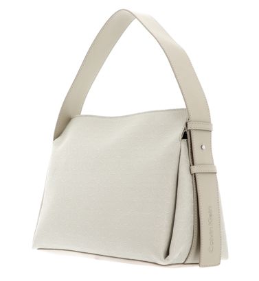 Calvin Klein Gracie Shoulder Bag Stoney Beige Jacquard Mono | Buy  