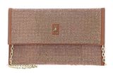 PATRIZIA PEPE Clutch Bag Crystal Rose