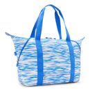 kipling Basic Print Art Medium Tote Diluted Blue kipling Basic Print Art Medium Tote Diluted Blue