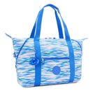 kipling Basic Print Art Medium Tote Diluted Blue kipling Basic Print Art Medium Tote Diluted Blue