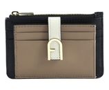 FURLA Flow Card Case M Greige + Marshmallow + Nero int. FURLA Flow Card Case M Greige + Marshmallow + Nero int.