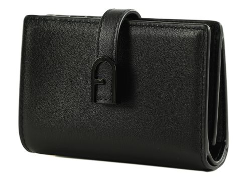 FURLA Flow Compact Wallet S Nero