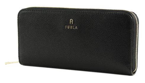 FURLA Camelia Zip Around Slim XL Nero