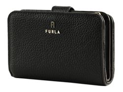 ☆FURLA☆ CAMELIA Compact Wallet M zip二つ折り財布 NERO♪ FURLA-Camelia-Compact-Wallet-