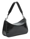 LIEBESKIND BERLIN Alessia 3 Paper Touch Crinkle Shoulder Bag S Black