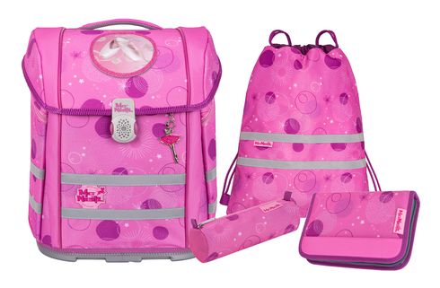 McNeill Ergo Perfecto Schoolbag Set 5-teilig Pinky