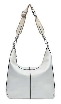 LIEBESKIND BERLIN Paris Sheep Natural Hobo Bag M White