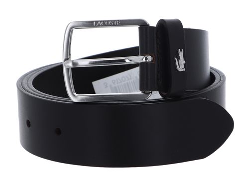 LACOSTE Elegance Plain Leather Belt W100 Marron