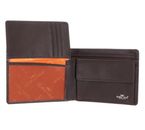 Golden Head Capri RFID Protect Billfold Coin Wallet Darkbrown