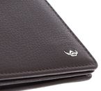 Golden Head Capri RFID Protect Billfold Coin Wallet Darkbrown